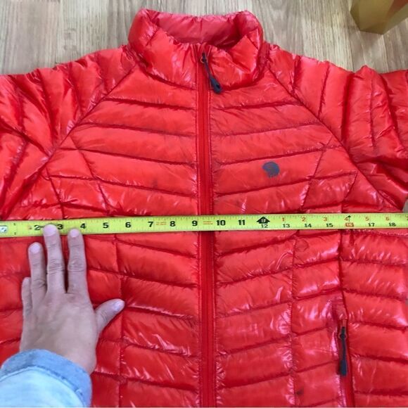 Mountain Hardwear MetaTherm EXS Down Jacket Orange $325 NEW - Picture 10 of 11